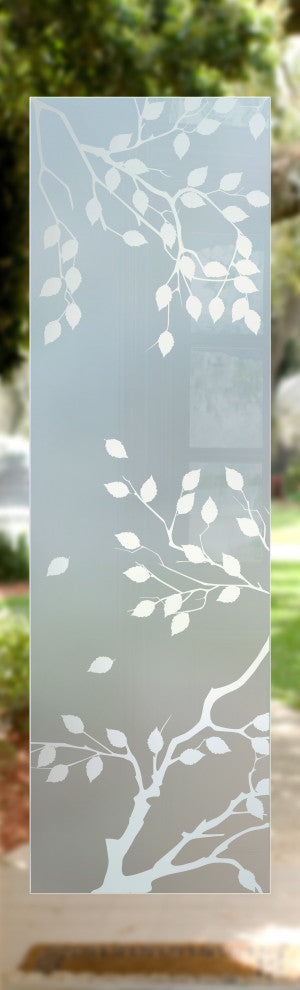 Interior Doors - Cherry Tree Frosted Glass Design - 28" x 80" - CUSTOMIZE...
