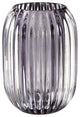 Smoke Grey Optical Glass Votive Holder