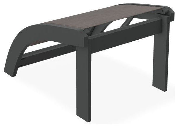Adirondack Sling Outdoor Ottoman, James/Graphite
