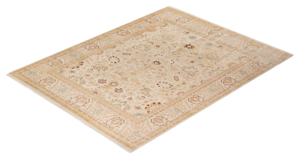 Mogul, One-of-a-Kind Hand-Knotted Area Rug Ivory, 8' 2" x 10' 5"