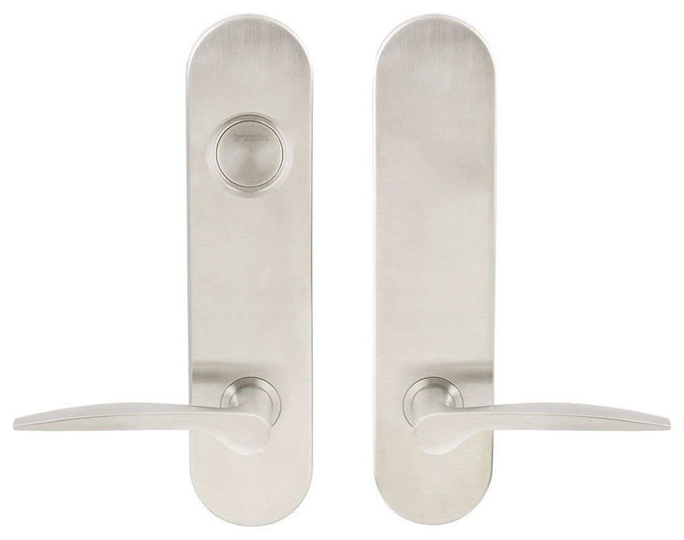 Toronto Lever, Tubular Dummy Entry, Dummy Cylinder, RH, Satin Stainless Steel
