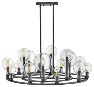Hinkley Alchemy Chandelier, Black, 15 Light