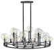 Hinkley Alchemy Chandelier, Black, 15 Light