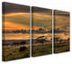 Africa'' Canvas Wall Decor Set 3-Panels