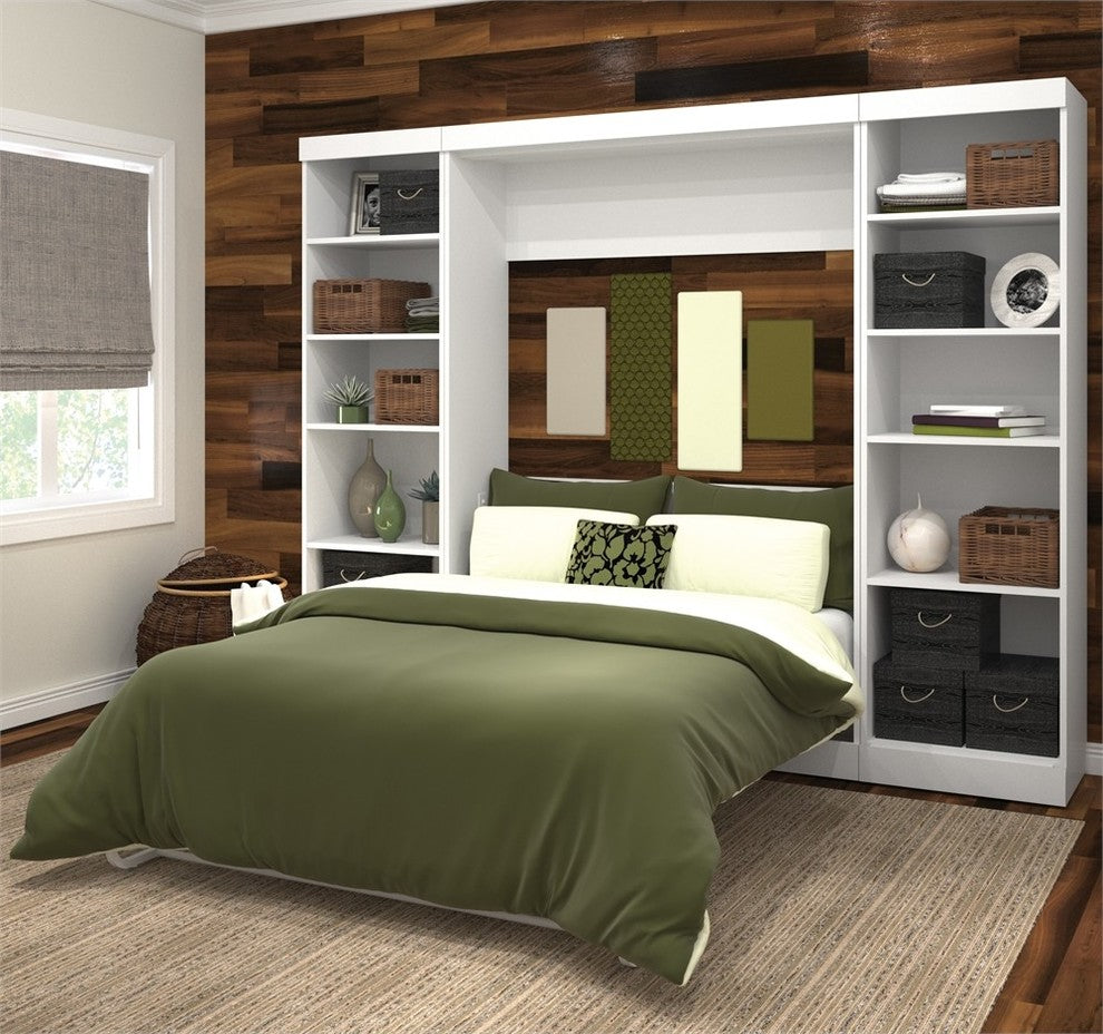 Bestar Pur By Bestar 109 Full Wall Bed Kit, White