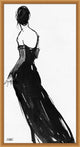 Black Dress, Giclee Reproduction Artwork