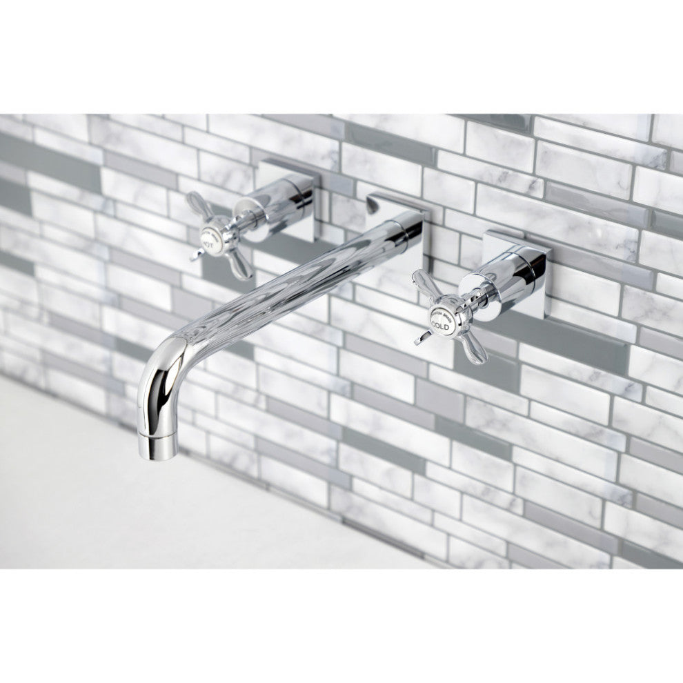KS6021BEX Wall Mount Tub Faucet, Polished Chrome