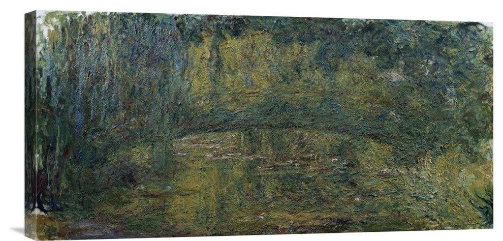 "Le Pont japonais II" Artwork, 30" x 14"