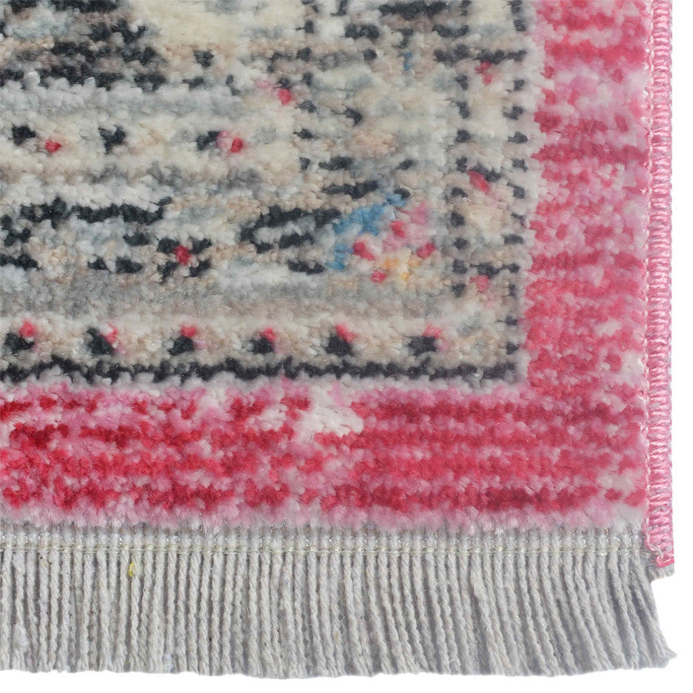 MACHINE MADE POLYESTER AREA RUGS  -Black Red Color, Oriental ,Living room rugs