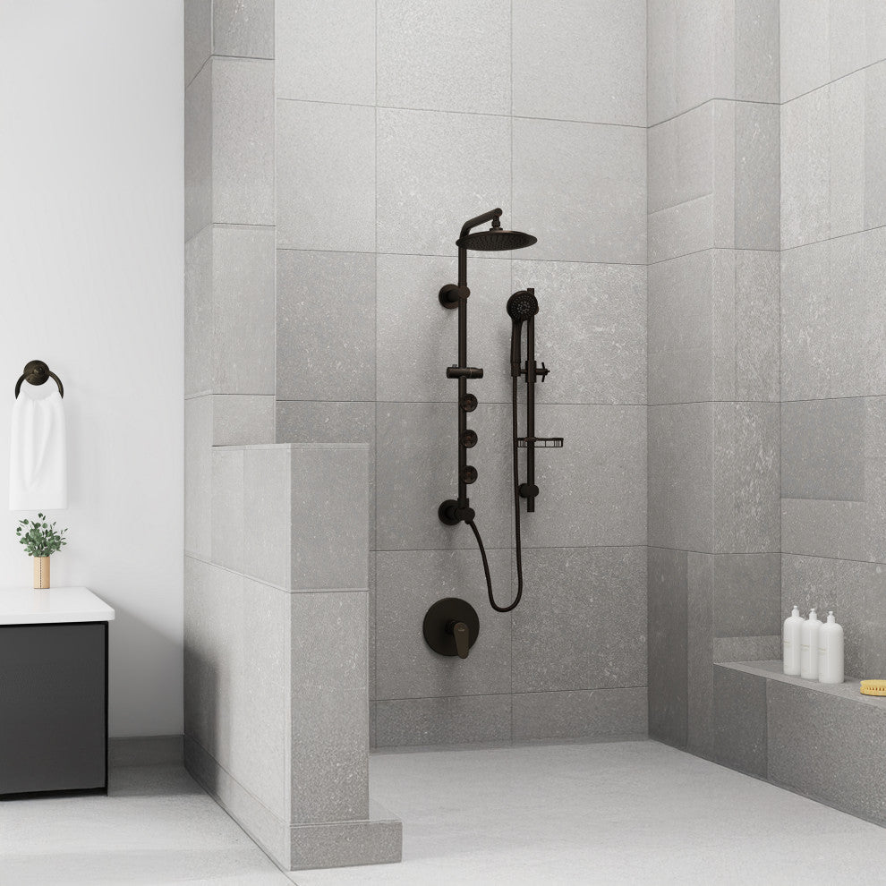 Adjustable Slide Bar Shower Accessory, Oil Rubbed Bronze