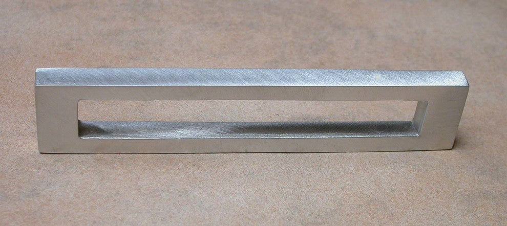 Elongated Rectangle Pull, Antique Bronze