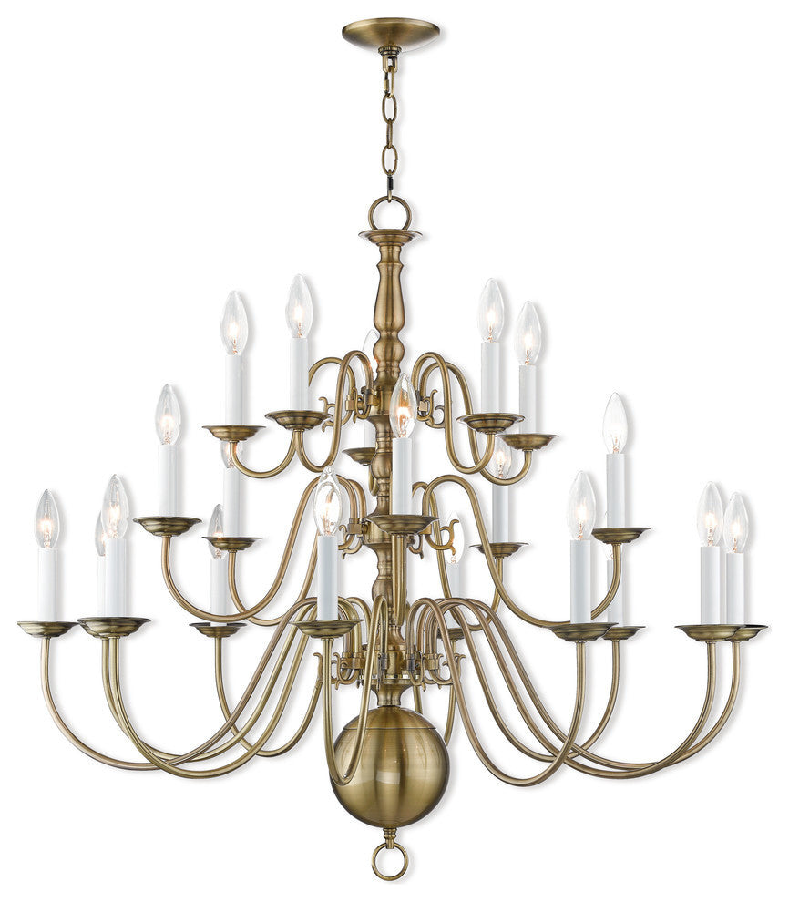 2 Light Foyer Chandelier