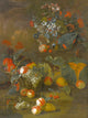 Tile Mural Still Life With Two Parrots By Charles Collins, 6"x8", Matte