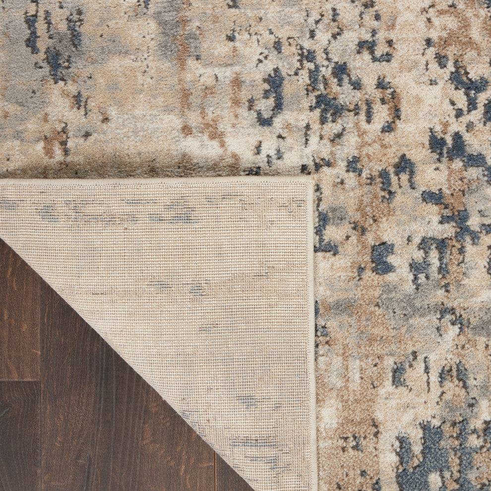 Nourison Concerto 6' x 9' Beige/Grey Modern Indoor Area Rug