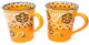 Set of Two Handcrafted Mango Ceramic Flared Cups