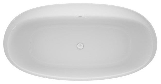 Jacuzzi AMF6734BCXXXX Amalia 67" - White / White Drain