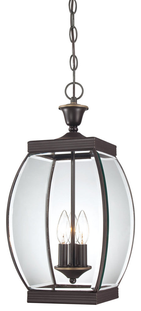 Oasis 3-Light Outdoor Lantern, Medici Bronze