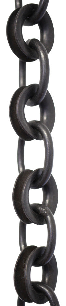 Brass Round Chandelier Chain, 3', Oil Bronzed Black, W20