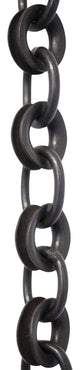 Brass Round Chandelier Chain, 3', Oil Bronzed Black, W20