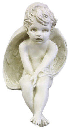 Meditation Cherub 15 Medium Garden Angel Statue