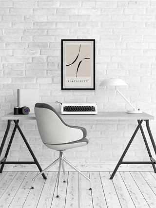 "Love the Simplicity" Framed Painting Print, 12x18