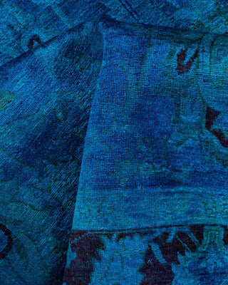 Fine Vibrance, One-of-a-Kind Hand-Knotted Area Rug Purple, 4'6"x7'3"