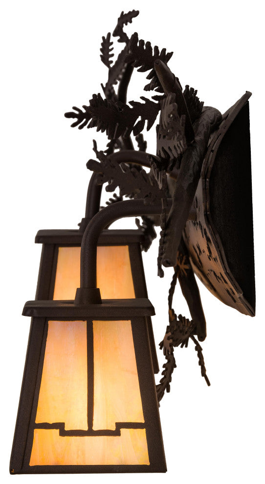 36W Pine Branch 3 Light Vanity