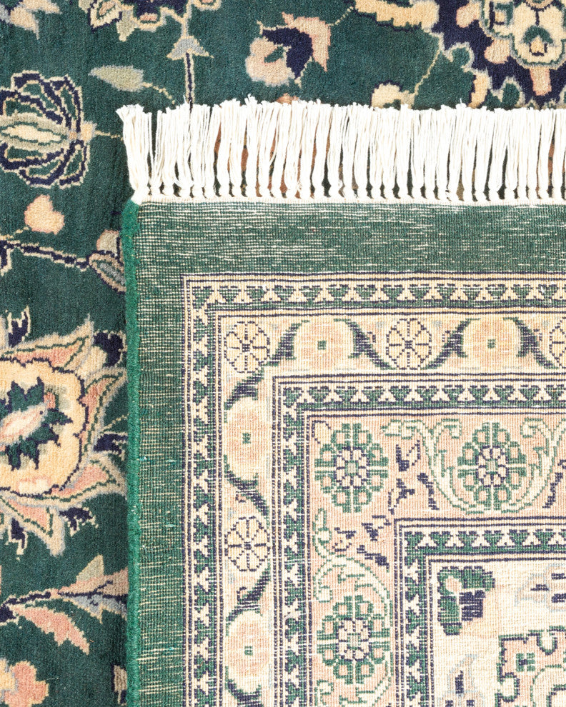Mogul, One-of-a-Kind Hand-Knotted Area Rug Green, 12' 2" x 17' 10"