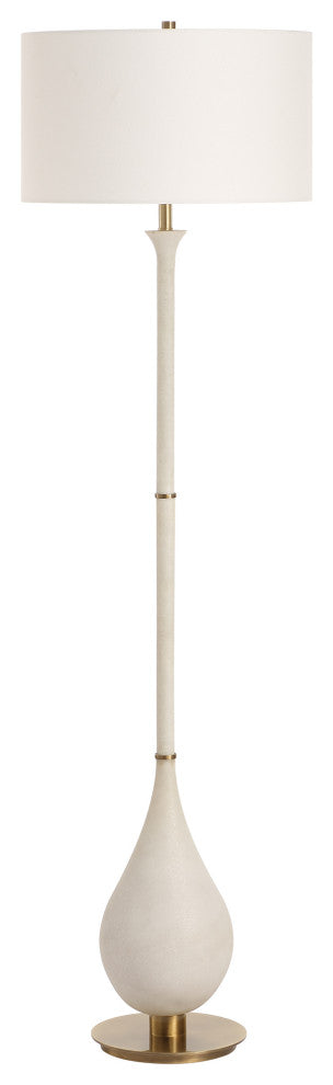 Uttermost Dewdrop Ivory Floor Lamp