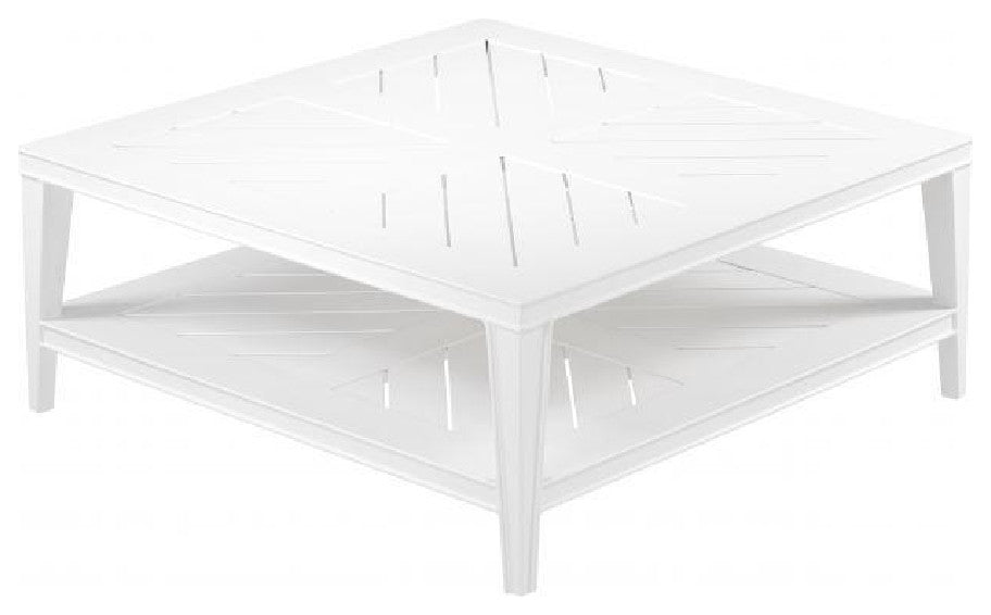 Square White Outdoor Coffee Table | Eichholtz Bell Rive