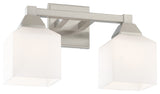 Livex Lighting Brushed Nickel 2-Light Bath Vanity