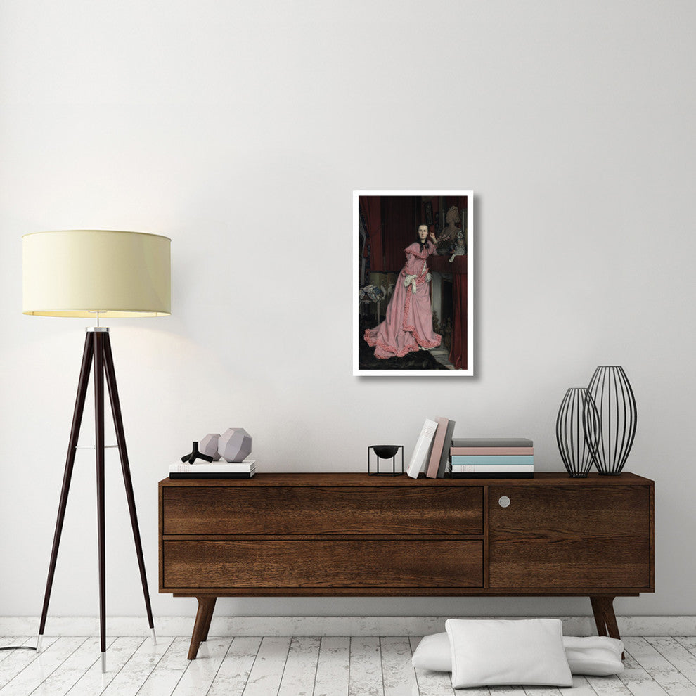 "Portrait of the Marquise de Miramon, nee, Therese Feuillant" Paper Art, 21"x32"