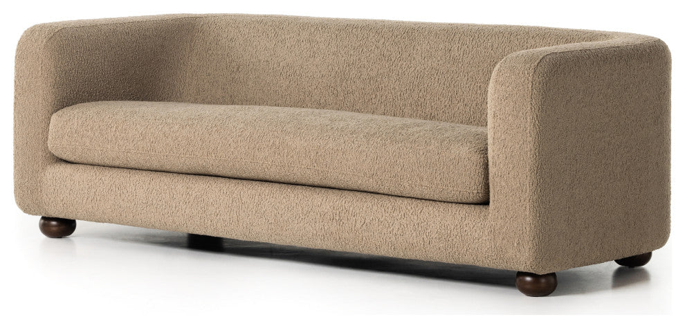 Gidget Sofa, 84", Sheepskin Camel
