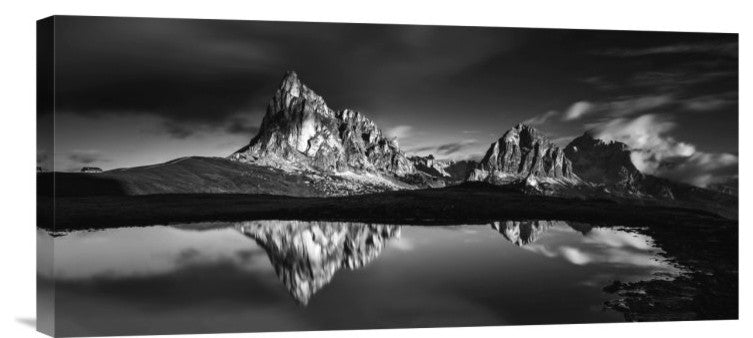 "Morning At Ra Gusela" Stretched Canvas Giclee by Lubos Balazovic, 22x10"