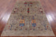 5' 2" X 7' 10" Hand-Knotted Tribal Persian Gabbeh Rug Q8022