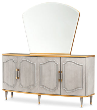 St. Charles Sideboard With Mirror, Dove Gray