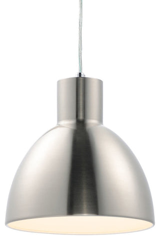 Maxim 11022 Cora 1 Light 9" Pendant - Satin Nickel