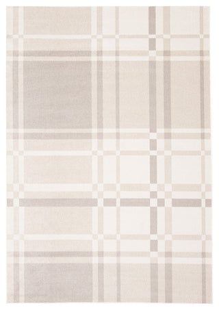 Aqua Roma Area Rug, Ivory, 6'x9'
