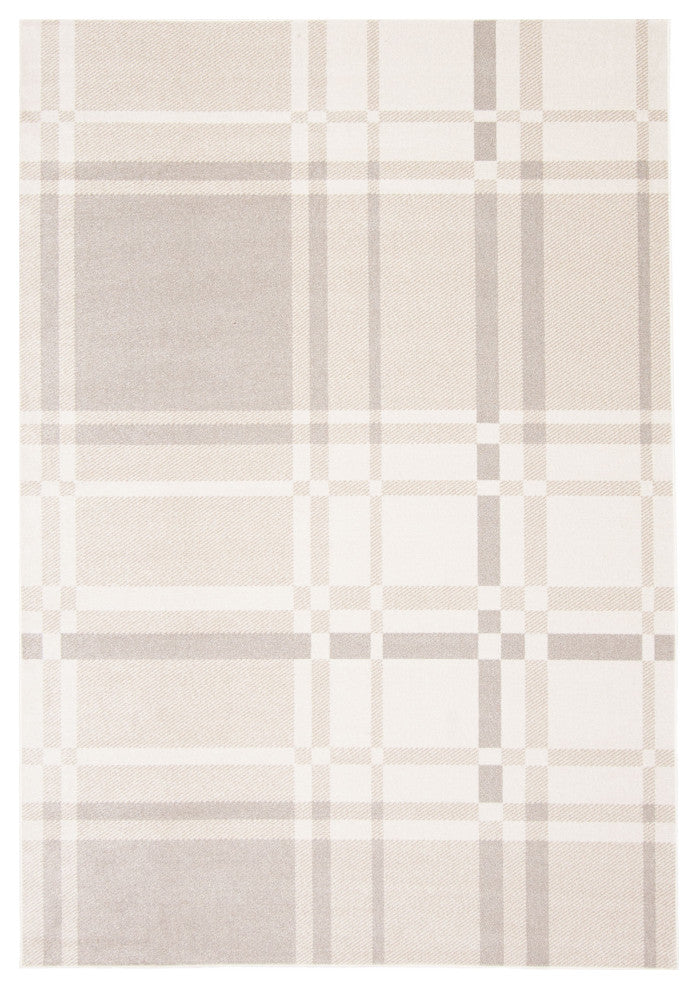 Aqua Roma Area Rug, Ivory, 6'x9'