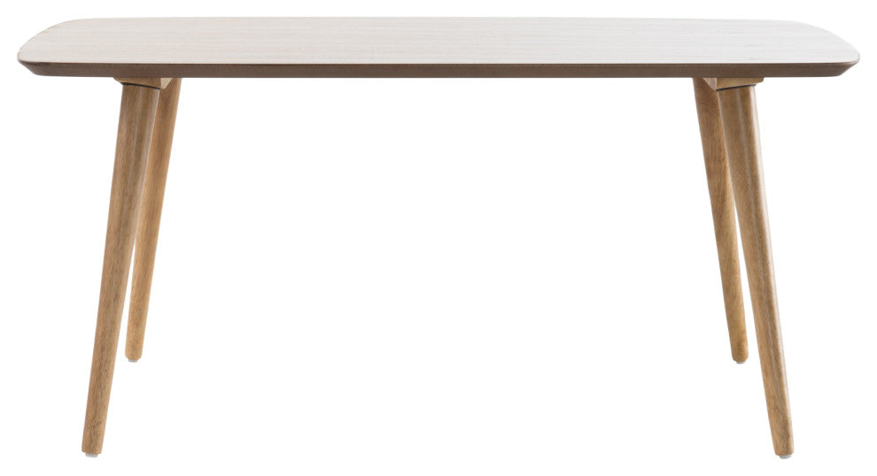 GDF Studio Cilo Mid Century Design Wood Finished Coffee Table, Natural