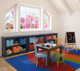 Kid Essentials Rug, Flow, Primary, 7'8"x10'9"