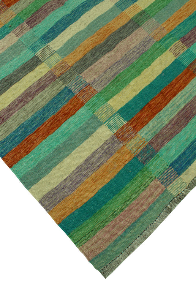 Winchester Kilim Jeannine Orange/Purple Rug, 3'10x5'10