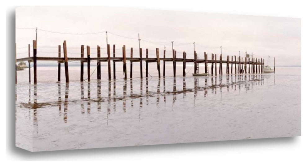 Beach Pier 2 Giclee Wrap Canvas Wall Art
