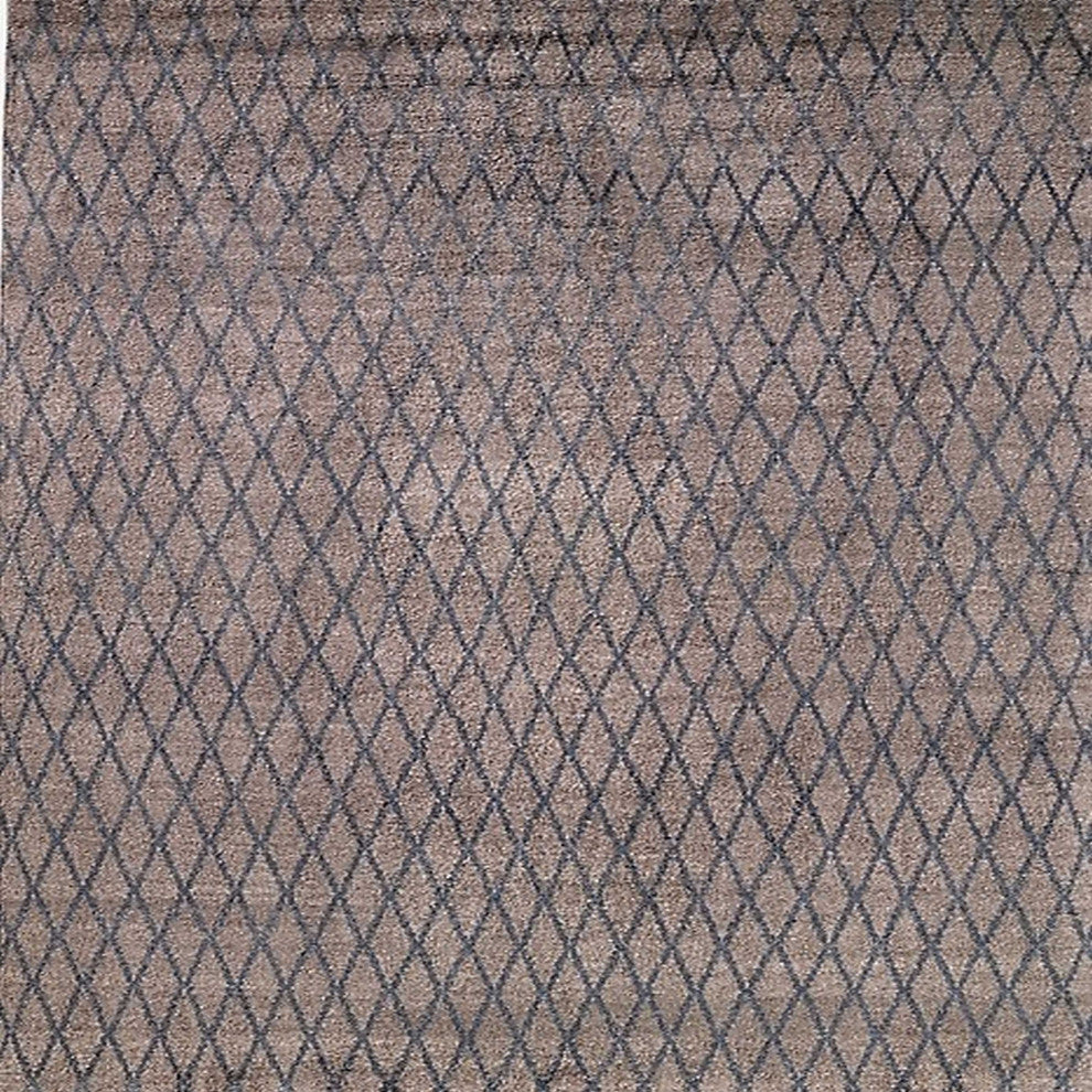 Ahgly Company Indoor Square Mid-Century Modern Area Rugs, 7' Square