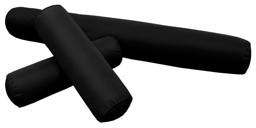 Style 6 Twin Size Pipe Trim Bolster Pillow Cushion Outdoor Slip Cover ONLY AD109