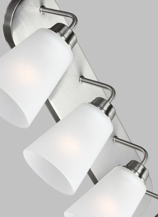 Generation Lighting Lighting 4-Light Wall/Bath, Brushed Nickel