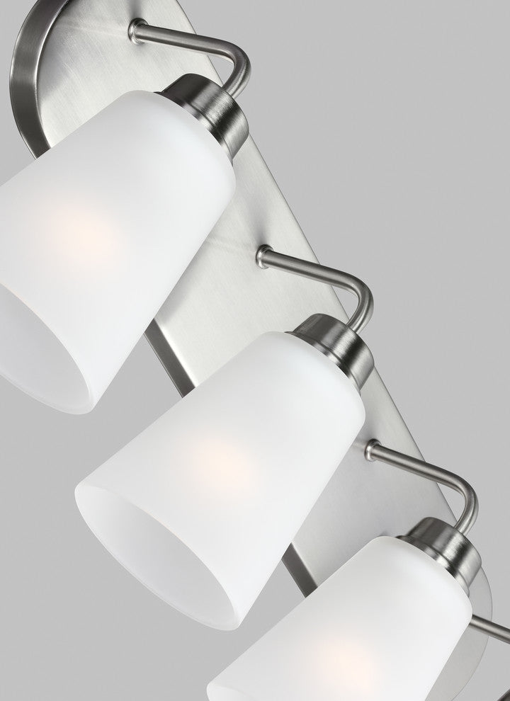 Generation Lighting Lighting 4-Light Wall/Bath, Brushed Nickel
