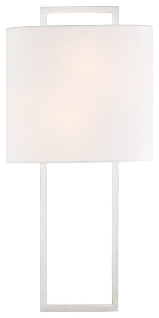 Fremont 2 Light Wall Mount, Polished Nickel