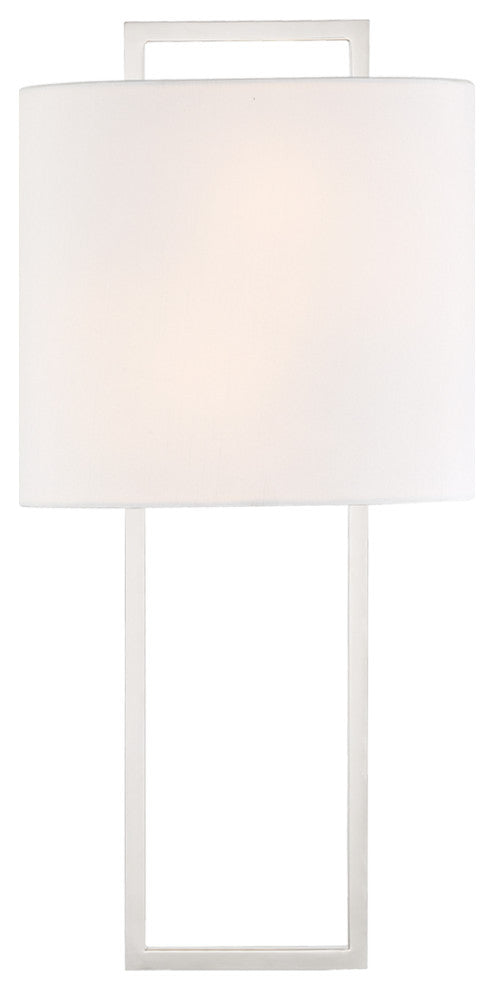 Fremont 2 Light Wall Mount, Polished Nickel