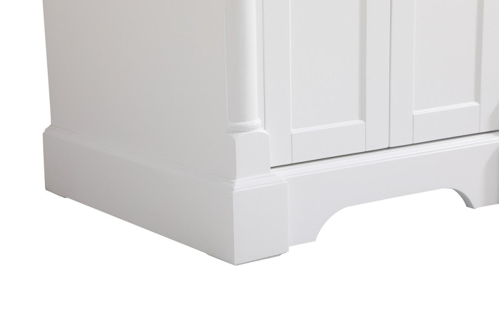 Home Living 24" Single Bathroom Vanity, White